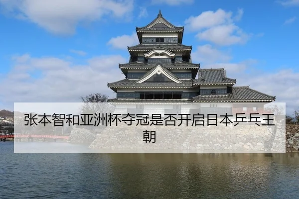 张本智和亚洲杯夺冠是否开启日本乒乓王朝